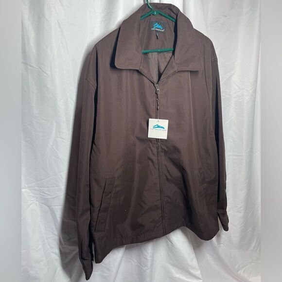 HOST PICK NEW! Men’s 2XL Brown Long Sleeve Jacket Pockets NWT Adjustable - Picture 1 of 3